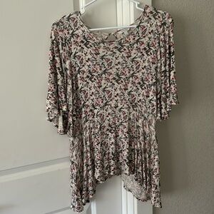 Lucky brand floral blouse